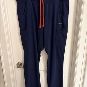 Lago Women’s Navy Scrub Pants, XXL
